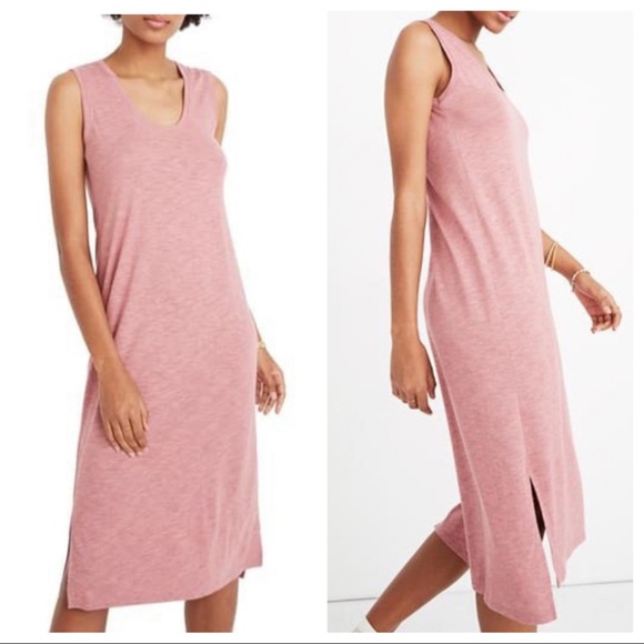 Madewell Dresses & Skirts - NWT Madewell Jersey Tank Dress in Heather Berry